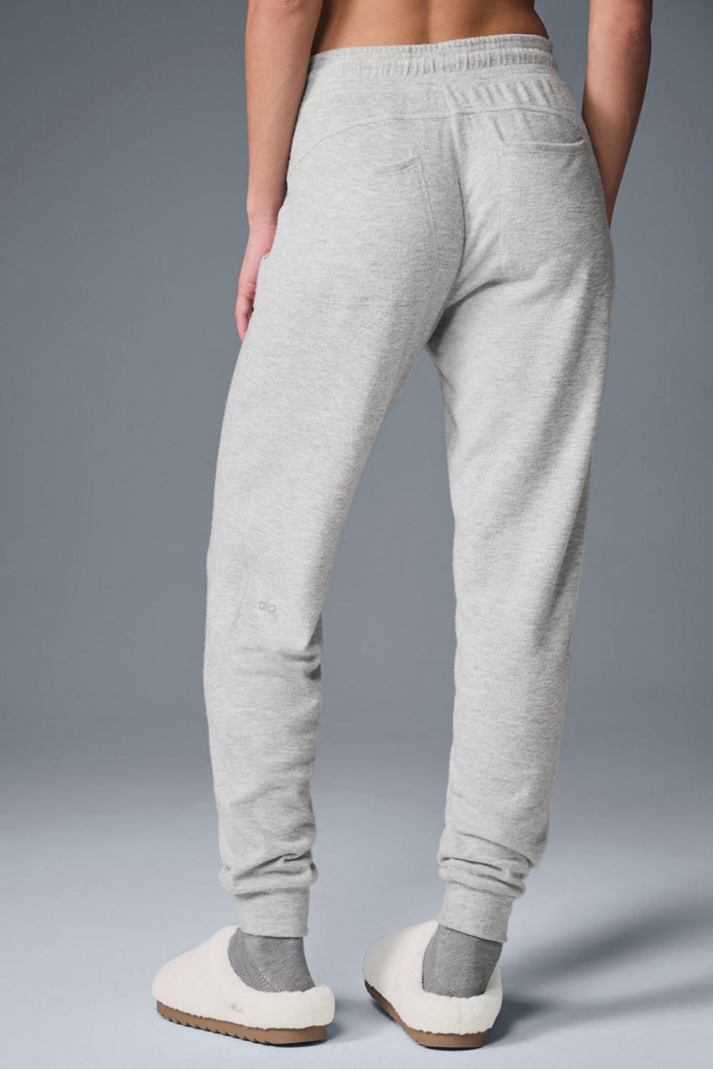 Pantalon Deportivo Alo Yoga Soho Mujer Gris | Colombia  IAVW-20486