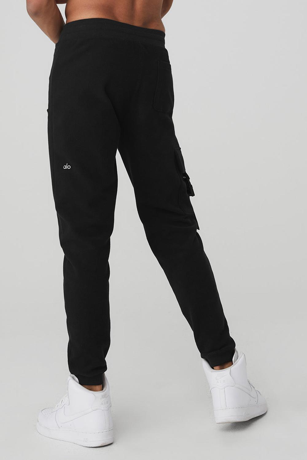 Pantalon Deportivo Alo Yoga Streetside Hombre Negras | Colombia  PCRK-17286