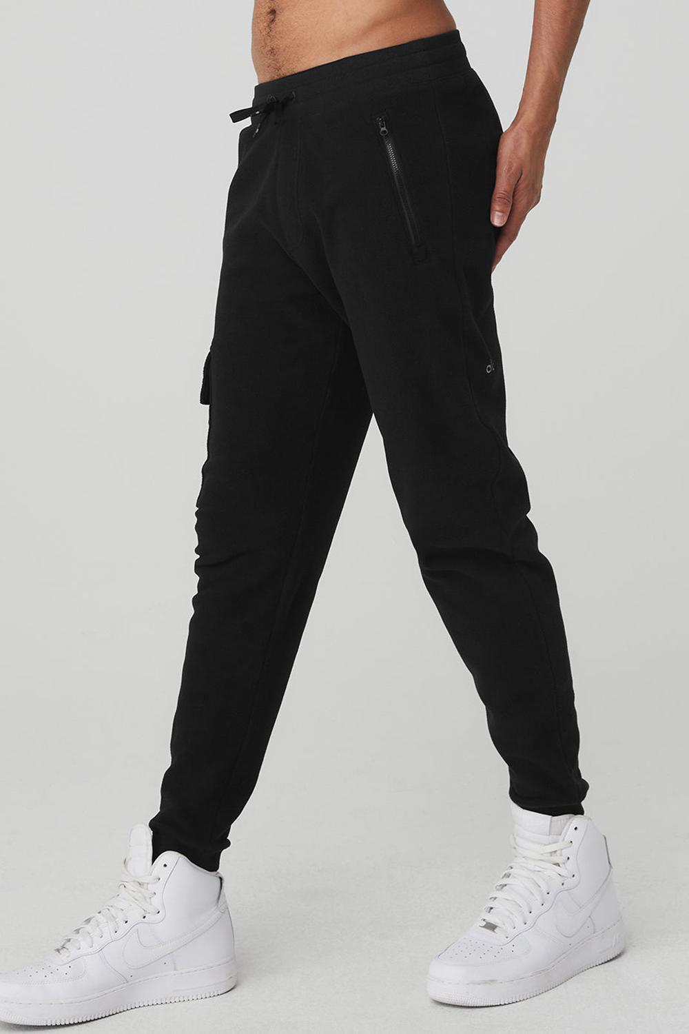 Pantalon Deportivo Alo Yoga Streetside Hombre Negras | Colombia  PCRK-17286