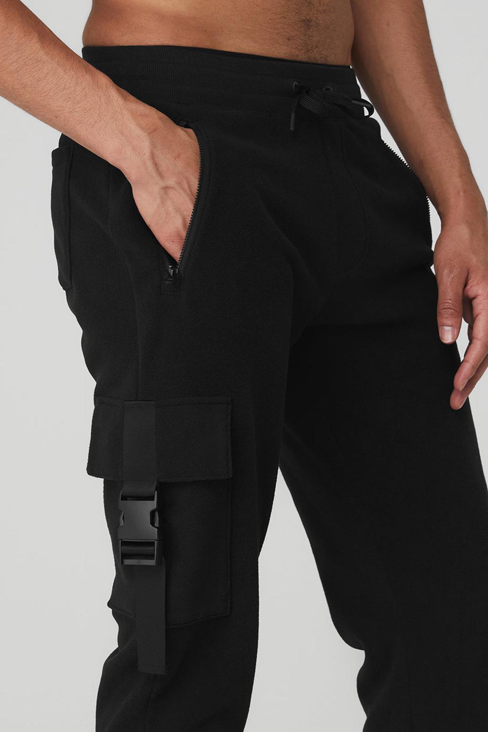 Pantalon Deportivo Alo Yoga Streetside Hombre Negras | Colombia  PCRK-17286