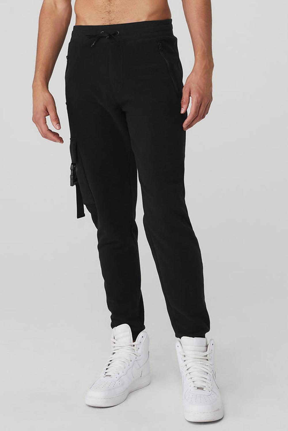 Pantalon Deportivo Alo Yoga Streetside Hombre Negras | Colombia  PCRK-17286