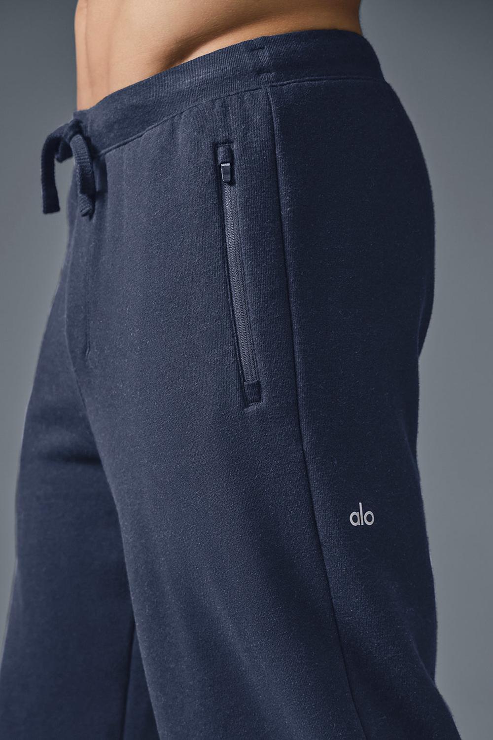Pantalon Deportivo Alo Yoga Triumph Restore Hombre Azul Marino | Colombia  PUKS-81640