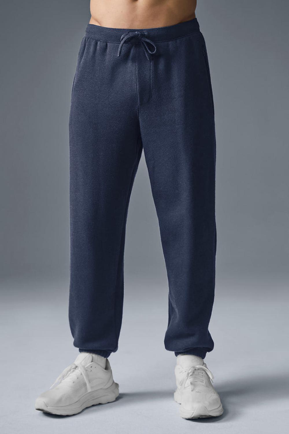 Pantalon Deportivo Alo Yoga Triumph Restore Hombre Azul Marino | Colombia  PUKS-81640