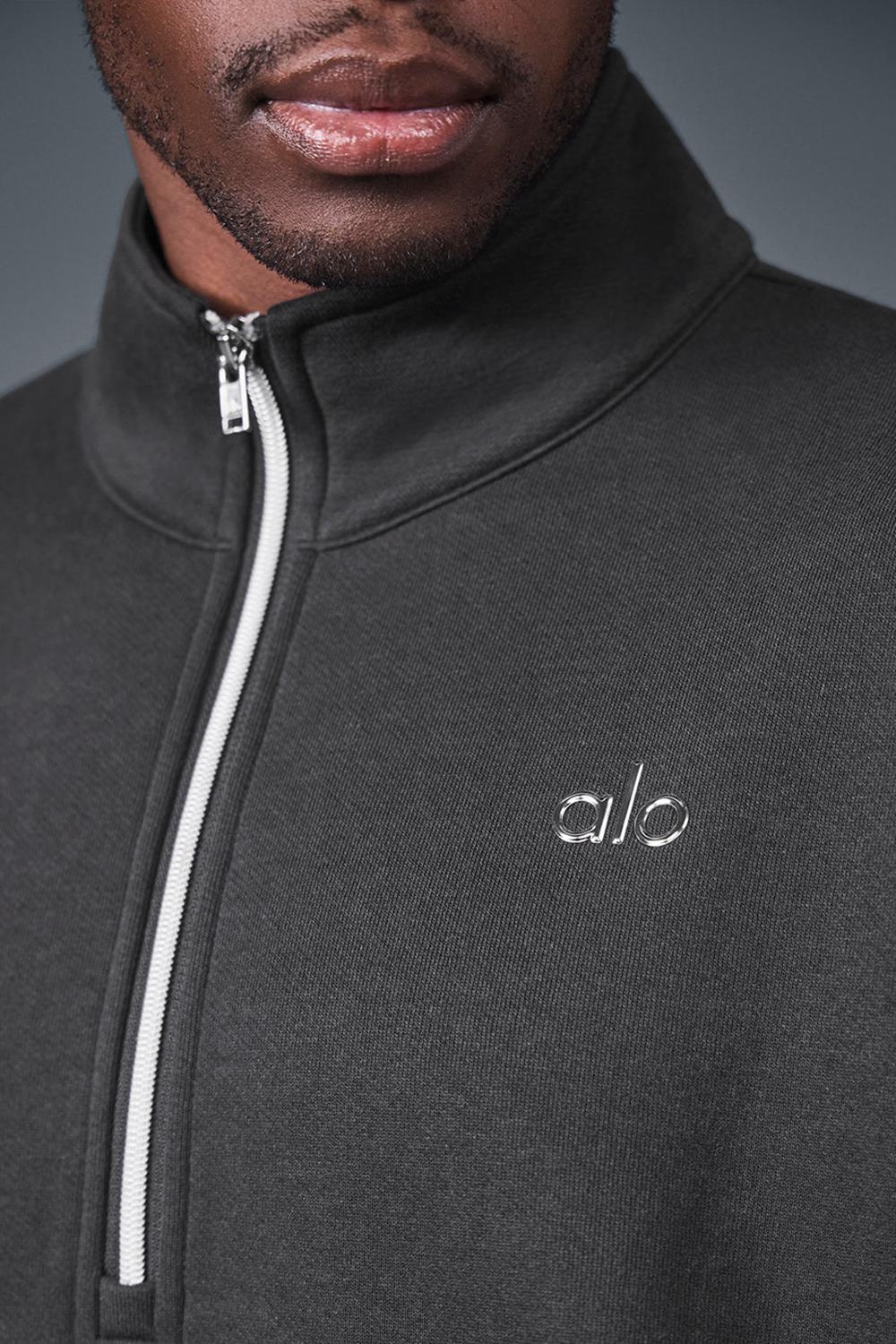 Pullover Alo Yoga Accolade 1/4 Zip Hombre Anthracite | Colombia  RYSQ-58642