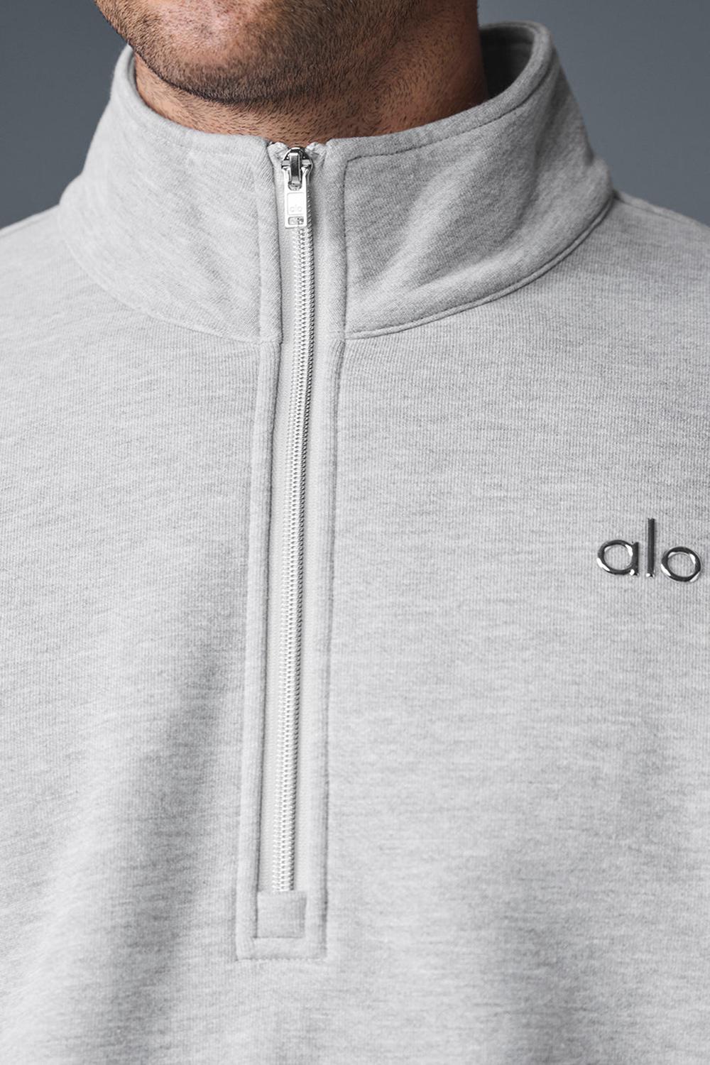 Pullover Alo Yoga Accolade 1/4 Zip Hombre Gris | Colombia  SGXC-13605