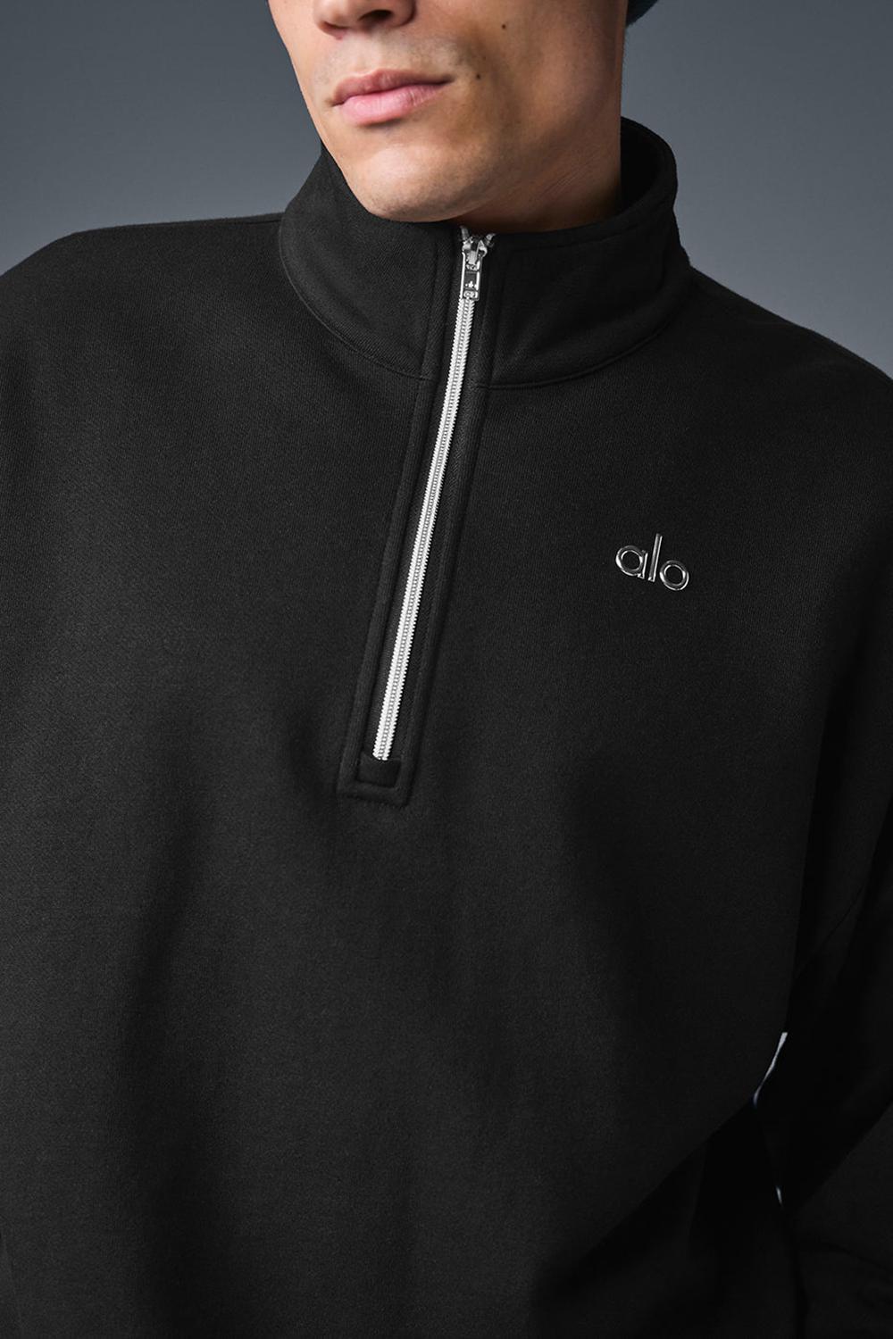 Pullover Alo Yoga Accolade 1/4 Zip Hombre Negras | Colombia  GKDJ-28375