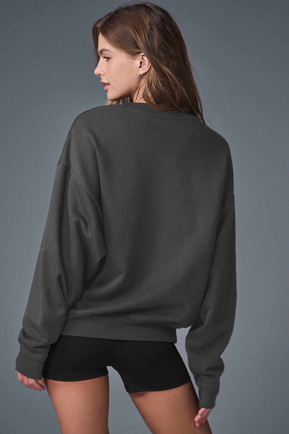 Pullover Alo Yoga Accolade Crew Neck Mujer Anthracite | Colombia  WRDY-69215