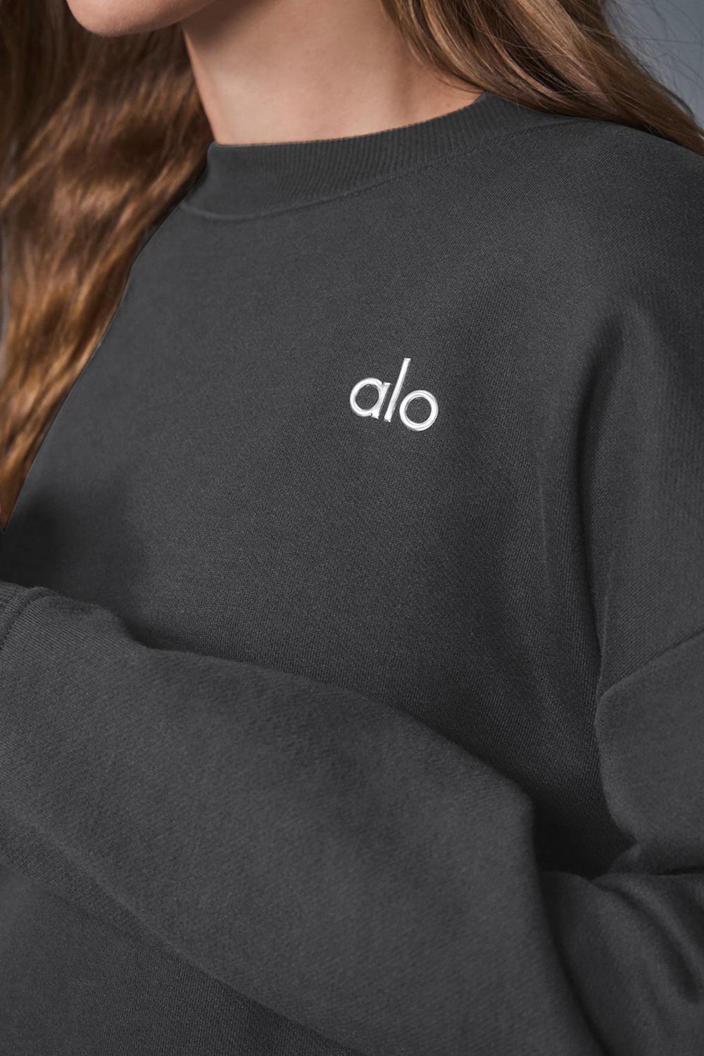 Pullover Alo Yoga Accolade Crew Neck Mujer Anthracite | Colombia  WRDY-69215