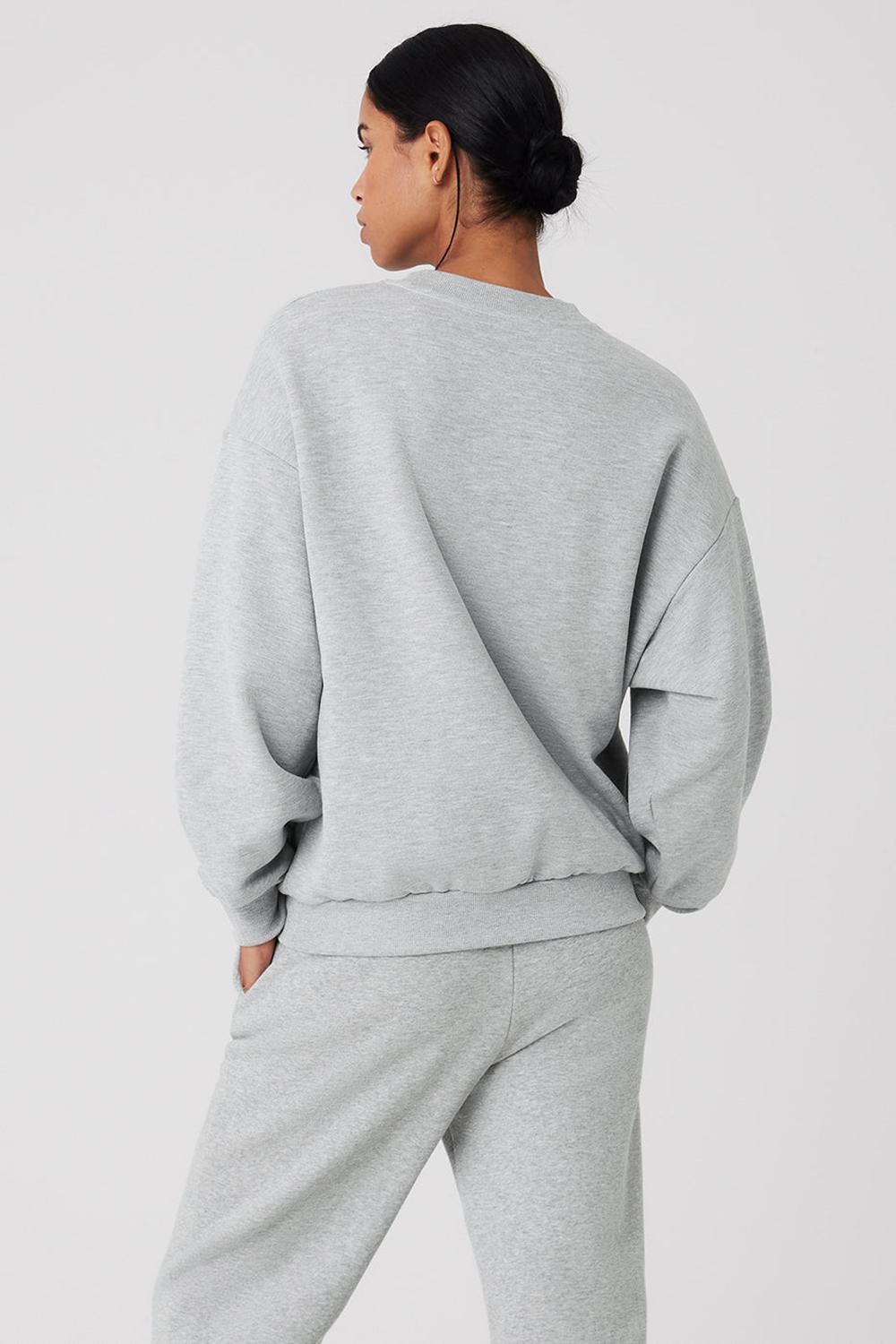 Pullover Alo Yoga Accolade Crew Neck Mujer Gris | Colombia  VSAI-24590