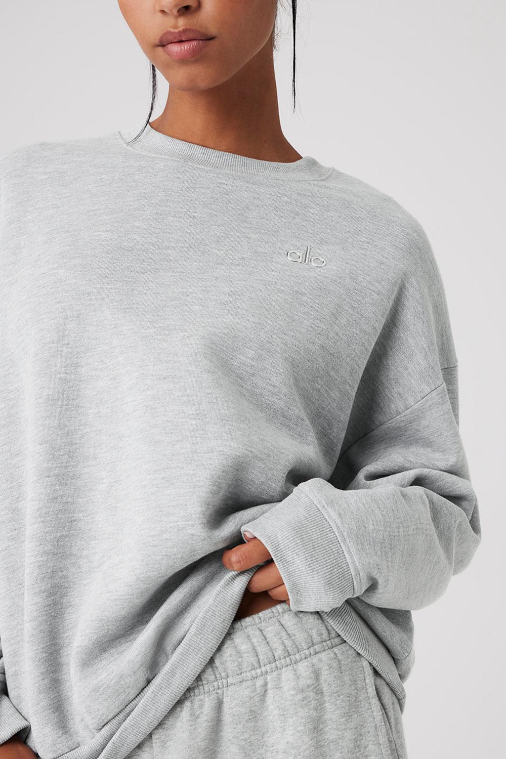 Pullover Alo Yoga Accolade Crew Neck Mujer Gris | Colombia  VSAI-24590