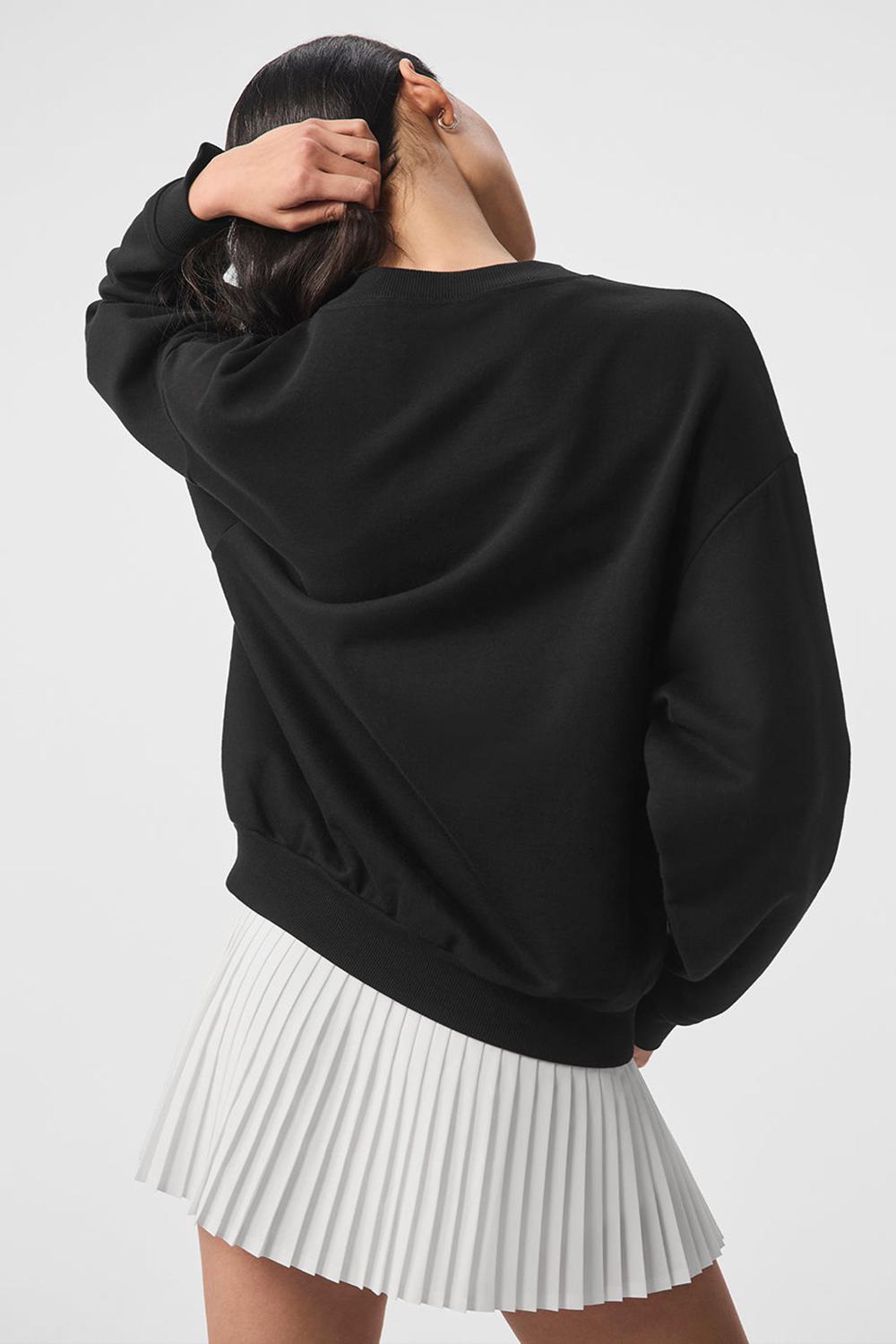 Pullover Alo Yoga Accolade Crew Neck Mujer Negras | Colombia  QKUN-05263