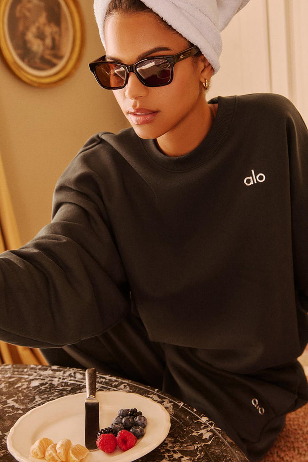 Pullover Alo Yoga Accolade Crew Neck Mujer Espresso | Colombia  APMY-23476