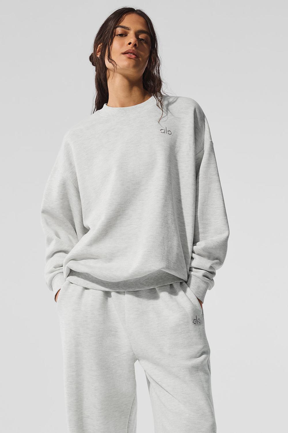 Pullover Alo Yoga Accolade Crew Neck Mujer Blancas | Colombia  AHDW-79586