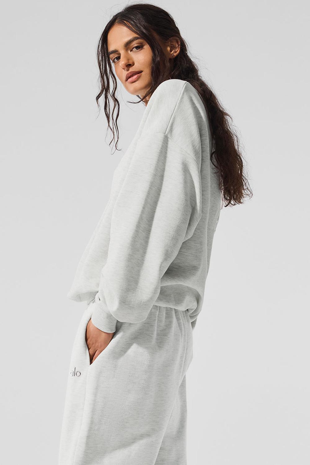 Pullover Alo Yoga Accolade Crew Neck Mujer Blancas | Colombia  AHDW-79586