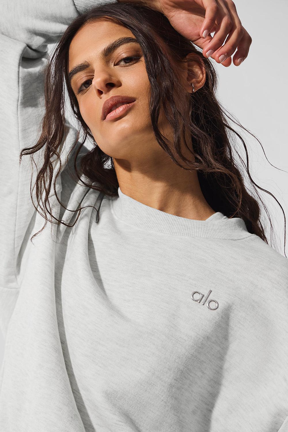 Pullover Alo Yoga Accolade Crew Neck Mujer Blancas | Colombia  AHDW-79586