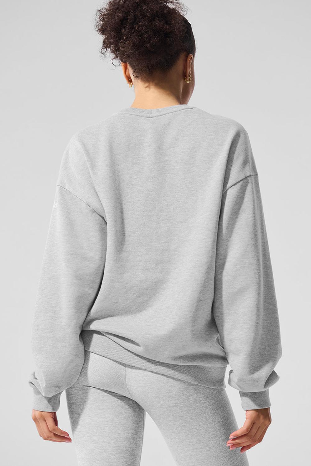 Pullover Alo Yoga Chill Crew Neck Mujer Gris | Colombia  YRGC-67524