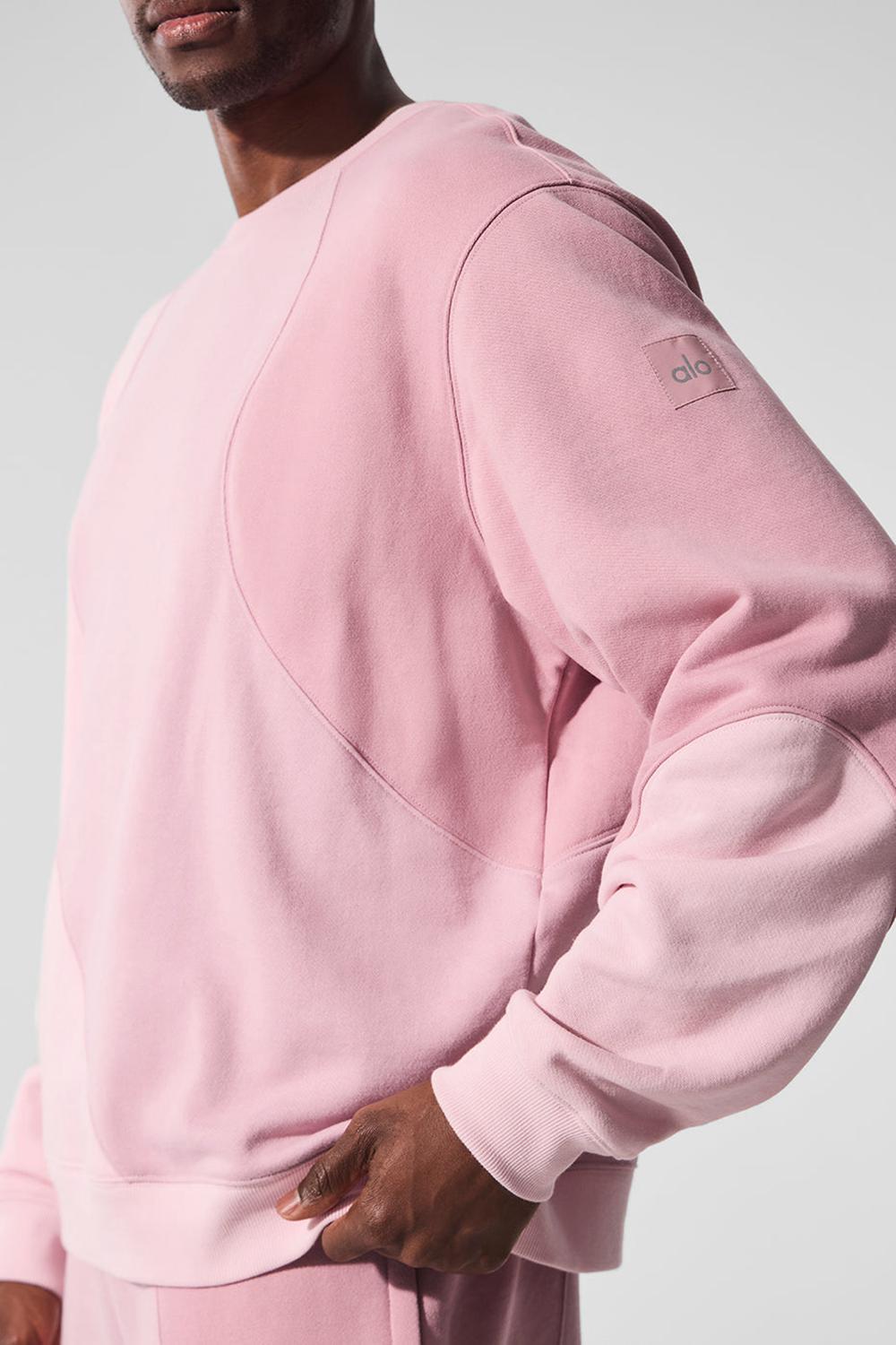 Pullover Alo Yoga Make Waves Crew Neck Hombre Rosas | Colombia  SOXK-45263