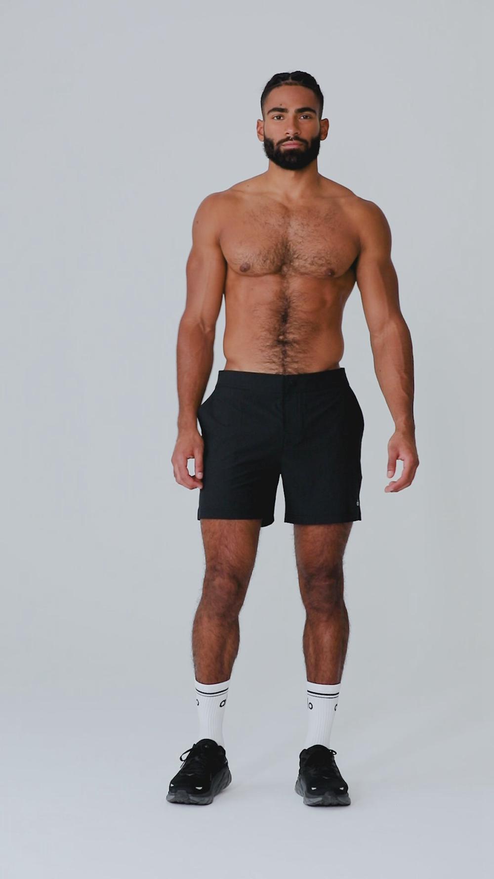 Short Alo Yoga 7'' Sport Hombre Anthracite | Colombia  UMSF-98416