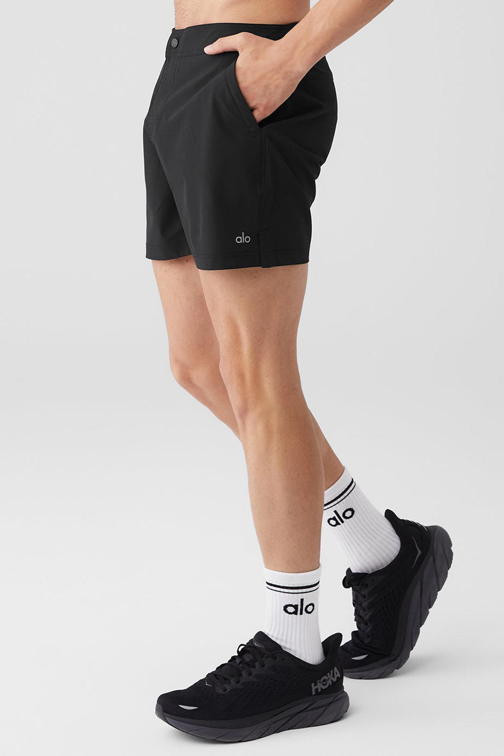 Short Alo Yoga 7'' Sport Hombre Negras | Colombia  THWO-98526