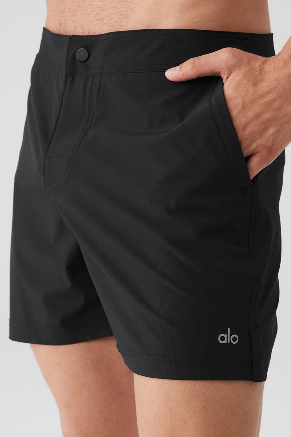 Short Alo Yoga 7'' Sport Hombre Negras | Colombia  THWO-98526