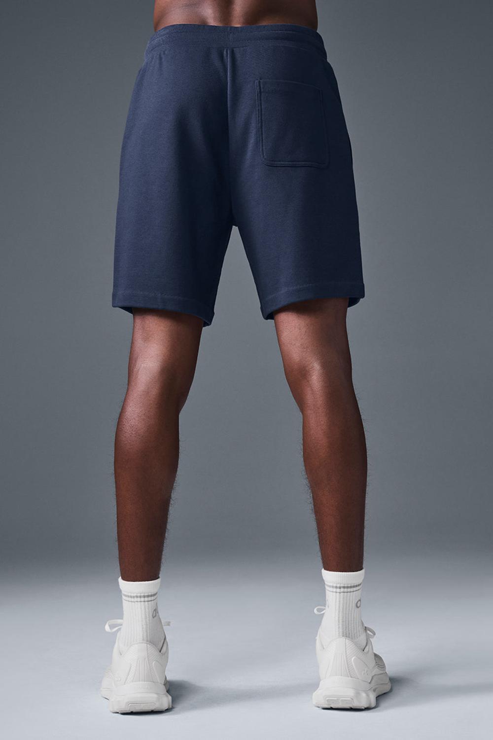 Short Alo Yoga Chill Hombre Azul Marino | Colombia  ZBDY-03821