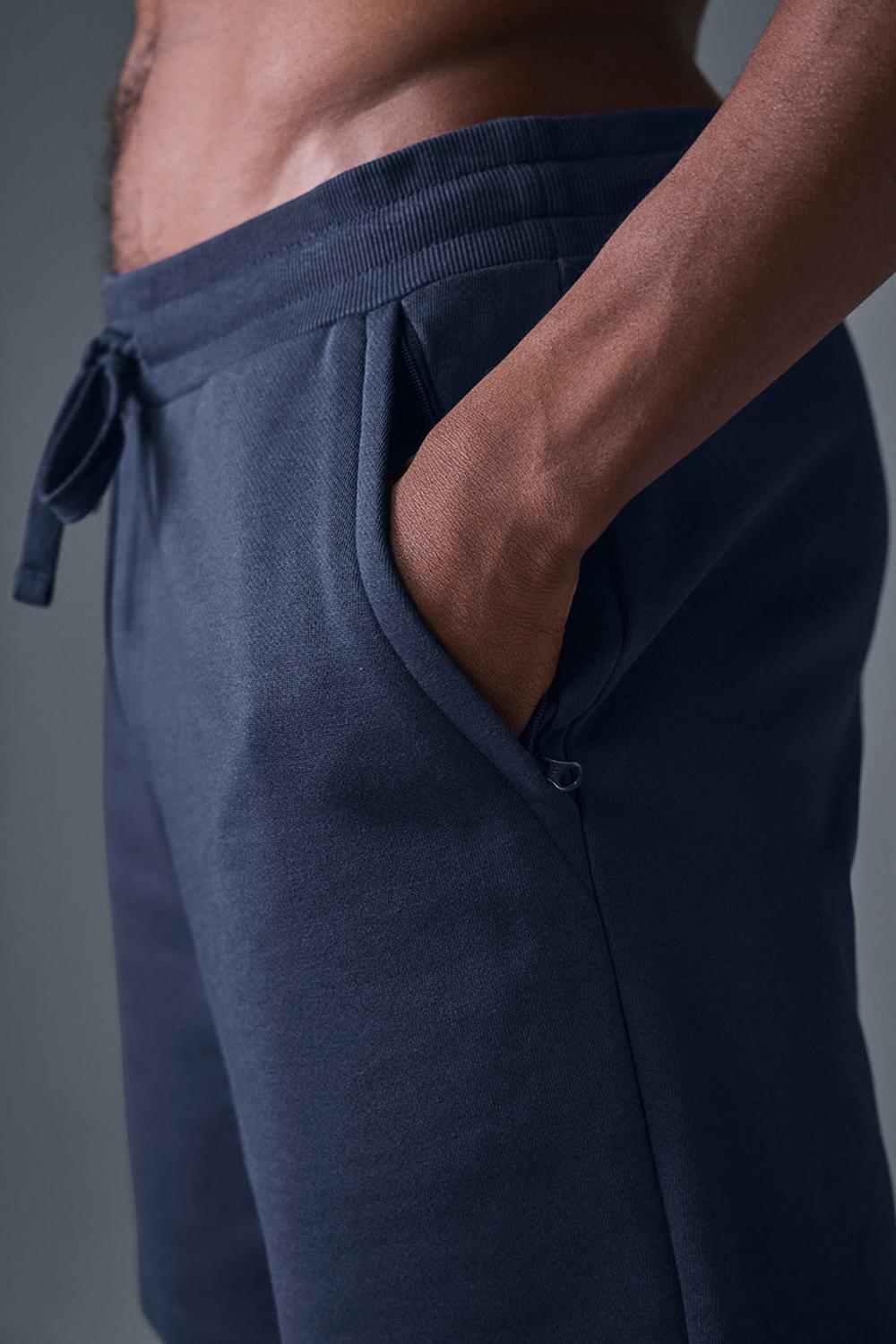 Short Alo Yoga Chill Hombre Azul Marino | Colombia  ZBDY-03821
