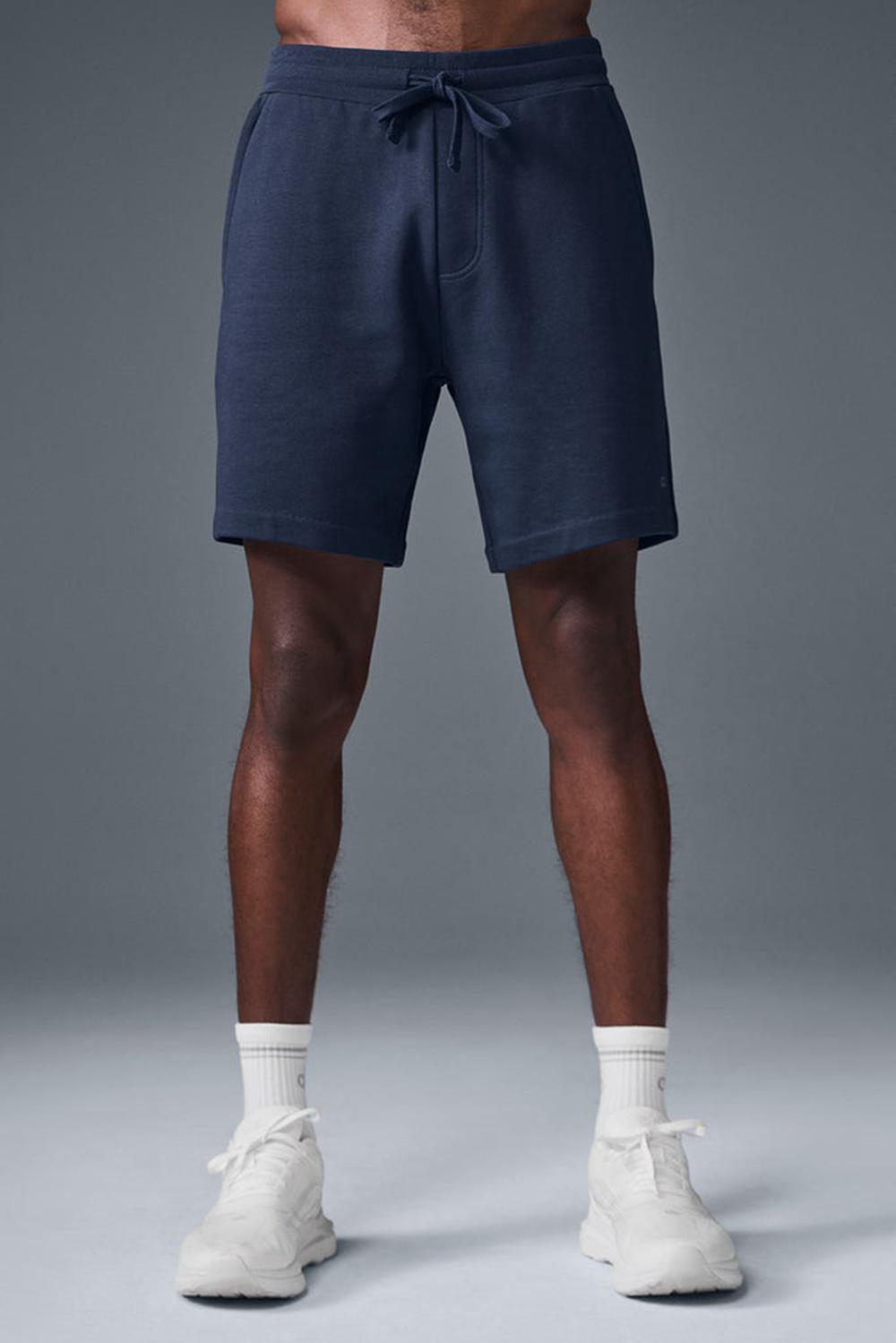 Short Alo Yoga Chill Hombre Azul Marino | Colombia  ZBDY-03821