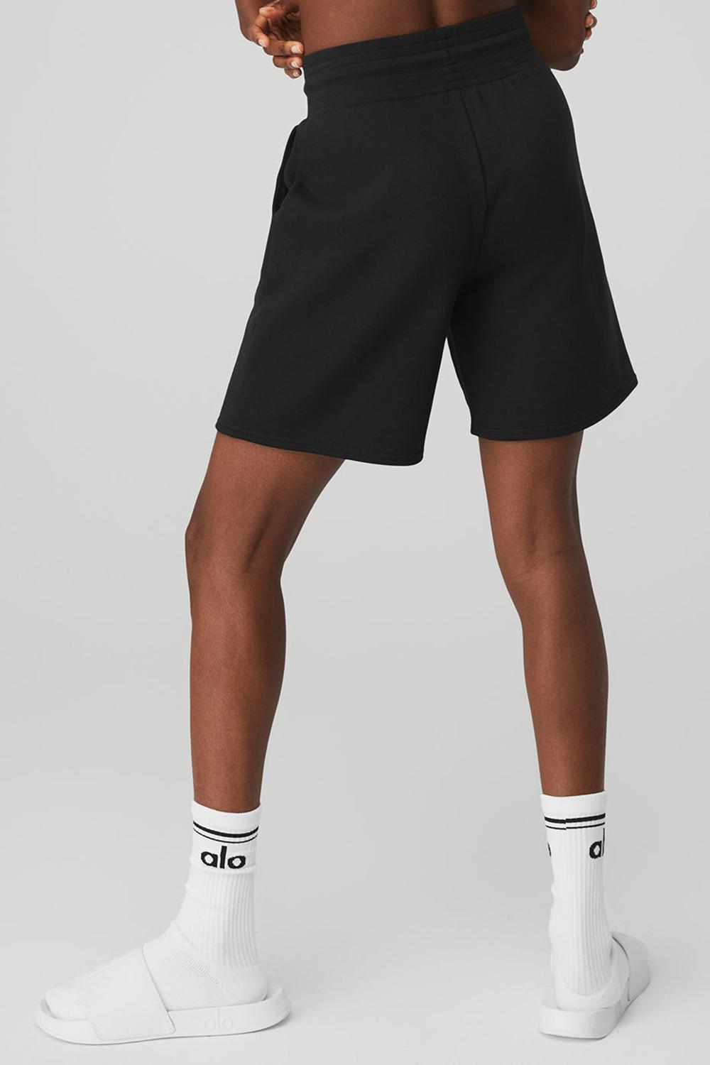 Short Alo Yoga High-Waist Easy Sweat Mujer Negras | Colombia  JASQ-69574