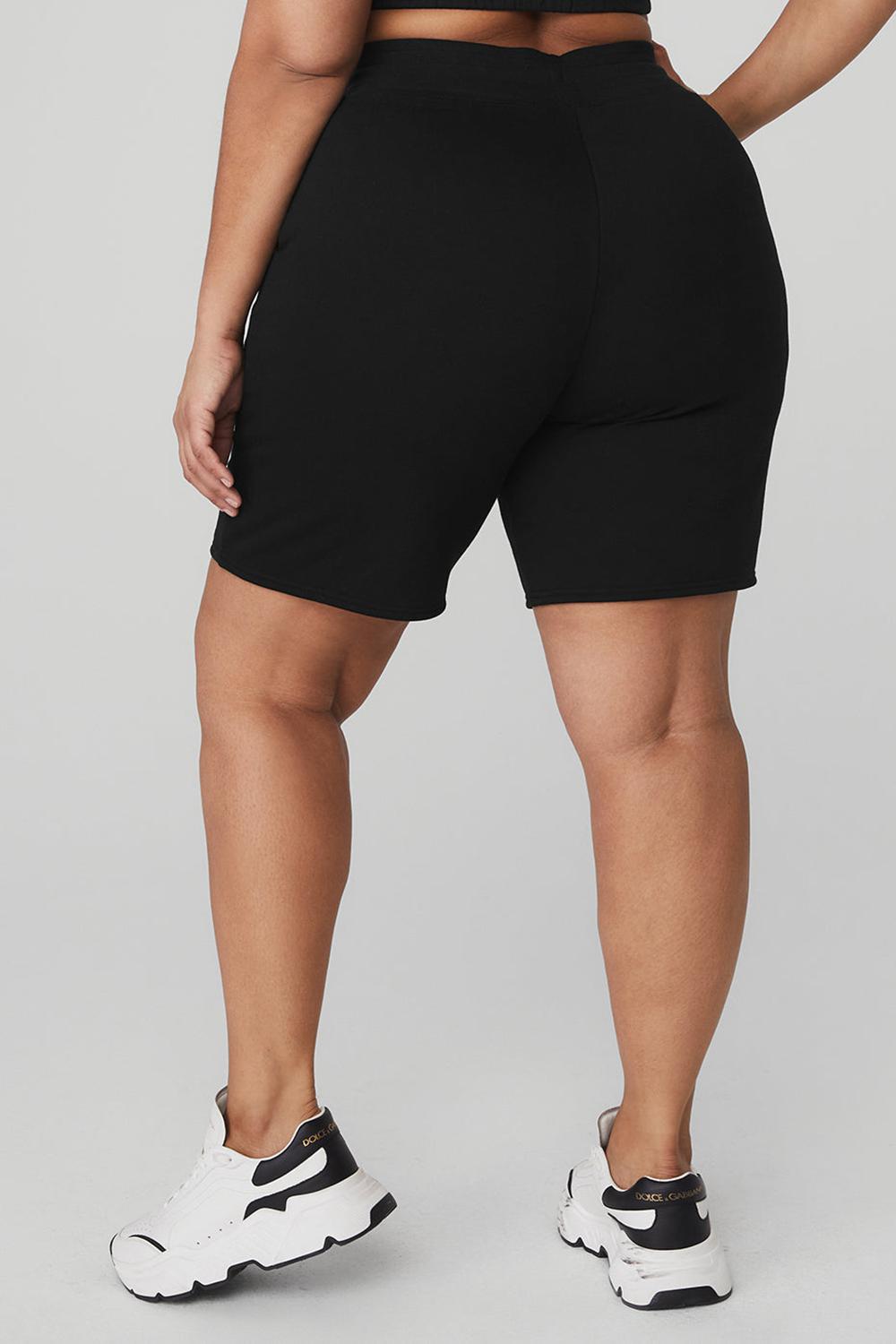 Short Alo Yoga High-Waist Easy Sweat Mujer Negras | Colombia  JASQ-69574