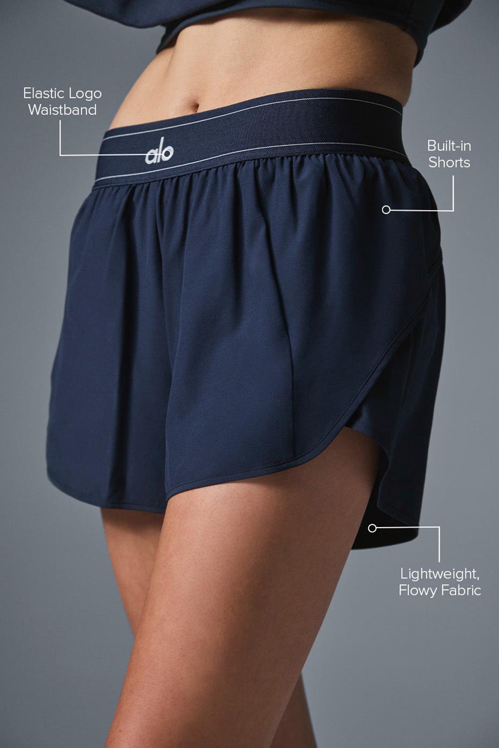 Short Alo Yoga Match Point Mujer Azul Marino | Colombia  UHWN-54903