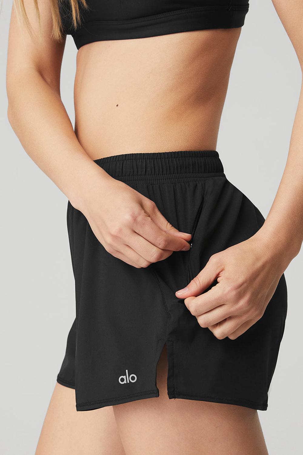 Short Alo Yoga Stride Mujer Negras | Colombia  XAFL-81296