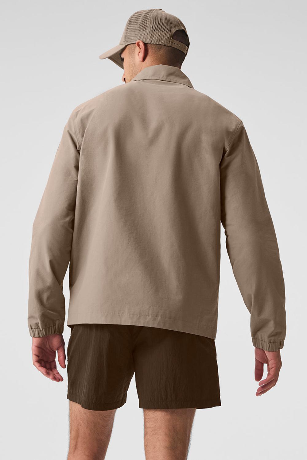 Sobrecamisa Alo Yoga Torrent Hombre Gravel | Colombia  VADQ-42968