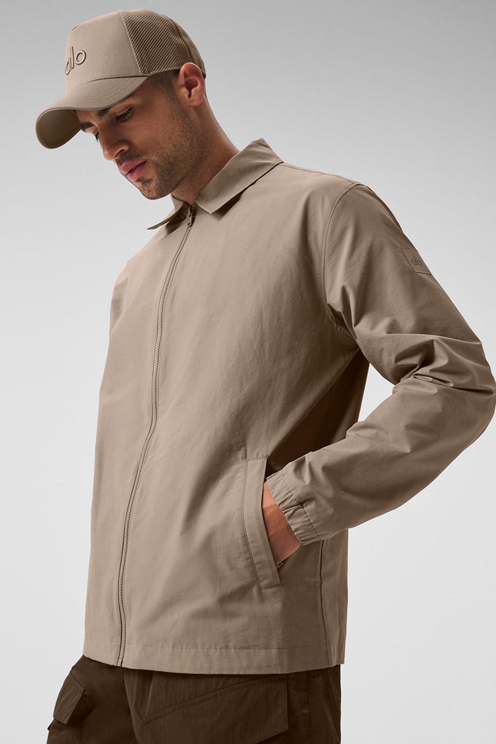 Sobrecamisa Alo Yoga Torrent Hombre Gravel | Colombia  VADQ-42968