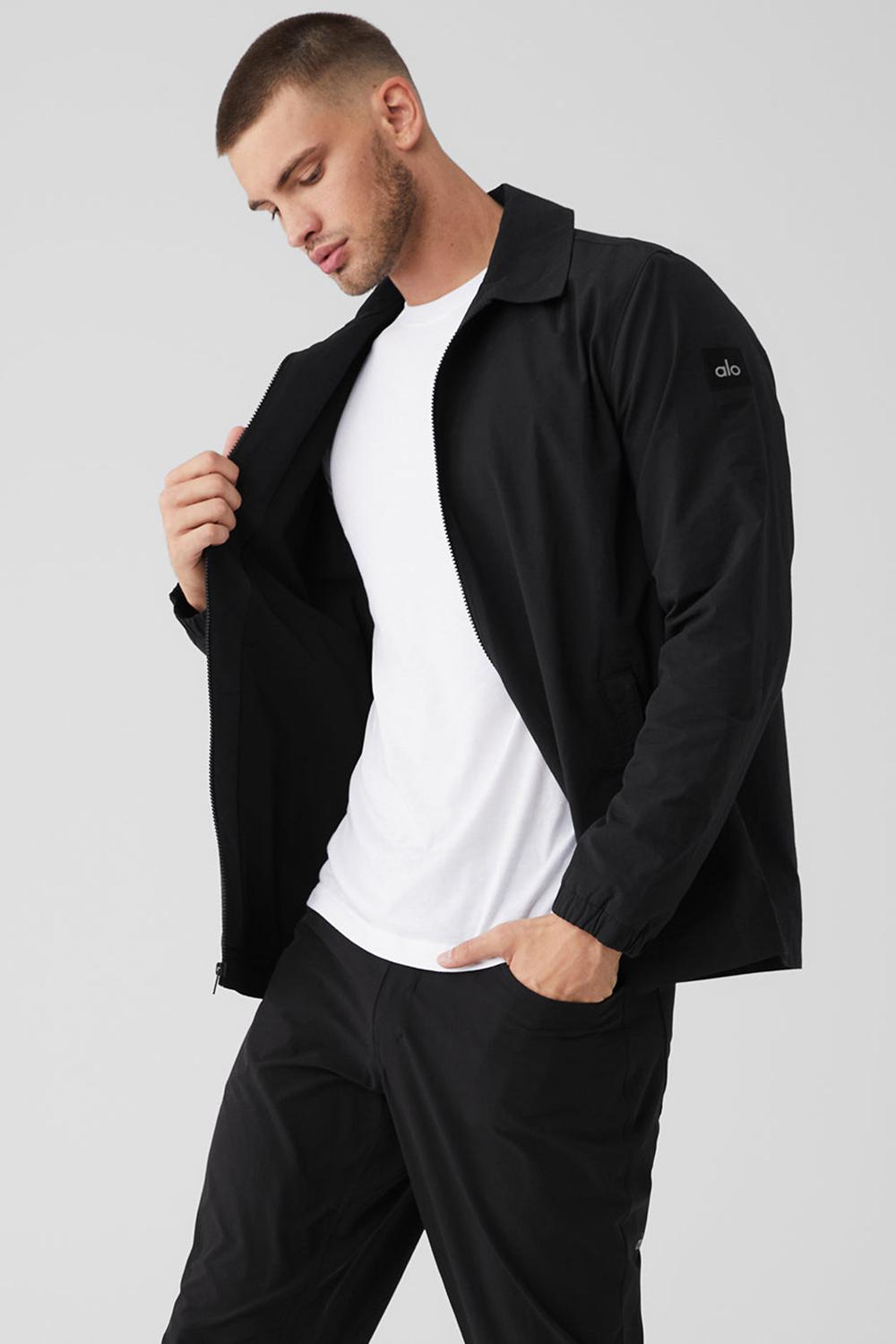 Sobrecamisa Alo Yoga Torrent Hombre Negras | Colombia  PDBK-37648