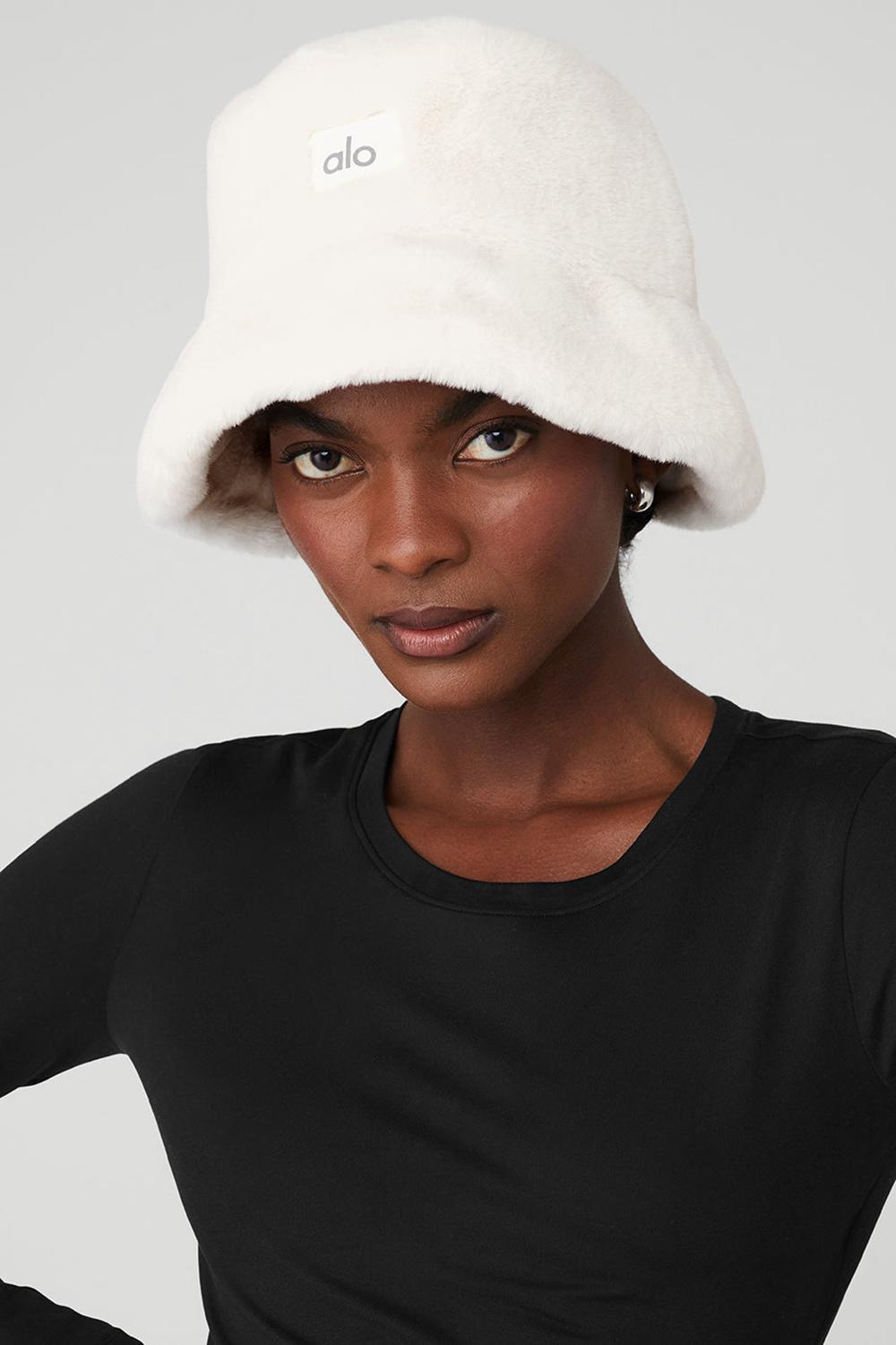 Sombreros De Pescador Alo Yoga Faux Fur Mujer Ivory | Colombia  ERLY-97652