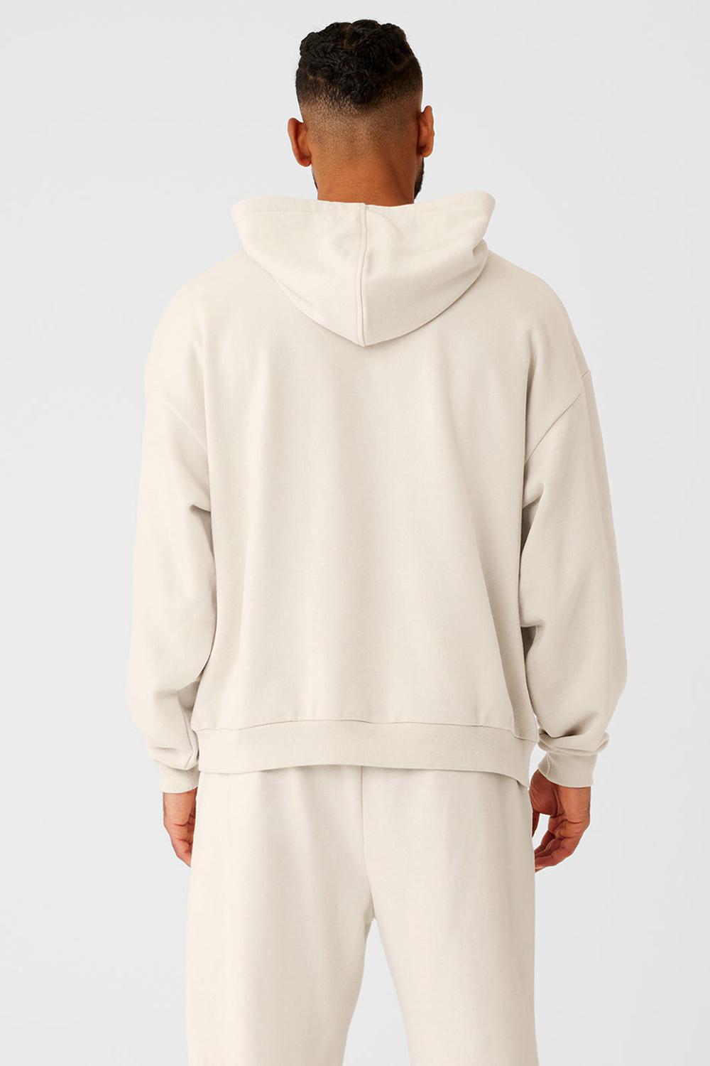 Sudadera con Capucha Alo Yoga Accolade Hombre Bone | Colombia  LYDT-52106