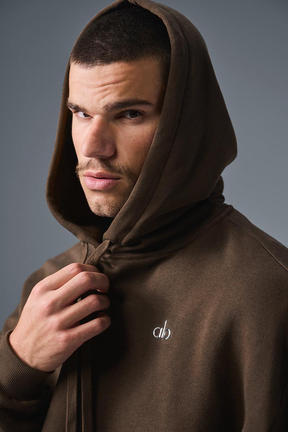 Sudadera con Capucha Alo Yoga Accolade Hombre Espresso | Colombia  HABZ-39741