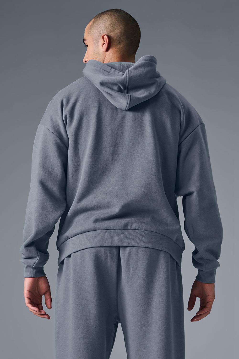 Sudadera con Capucha Alo Yoga Accolade Hombre Gris | Colombia  QLHZ-01953