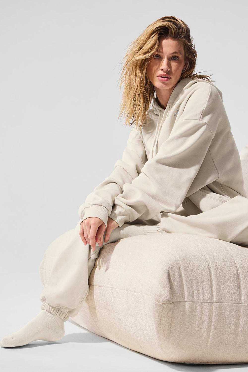 Sudadera con Capucha Alo Yoga Accolade Mujer Bone | Colombia  GCJE-68507