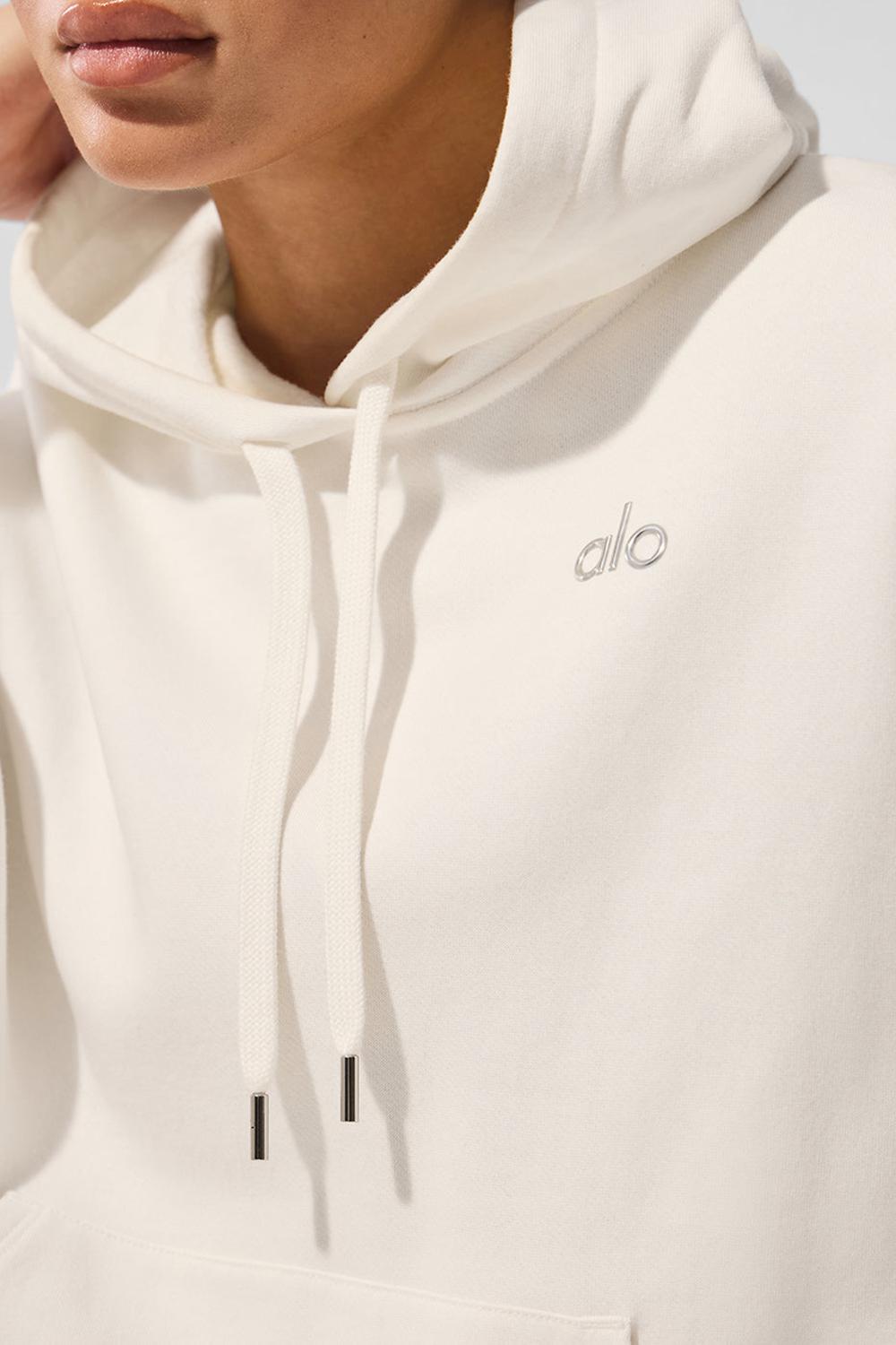 Sudadera con Capucha Alo Yoga Accolade Mujer Ivory | Colombia  GFET-68723