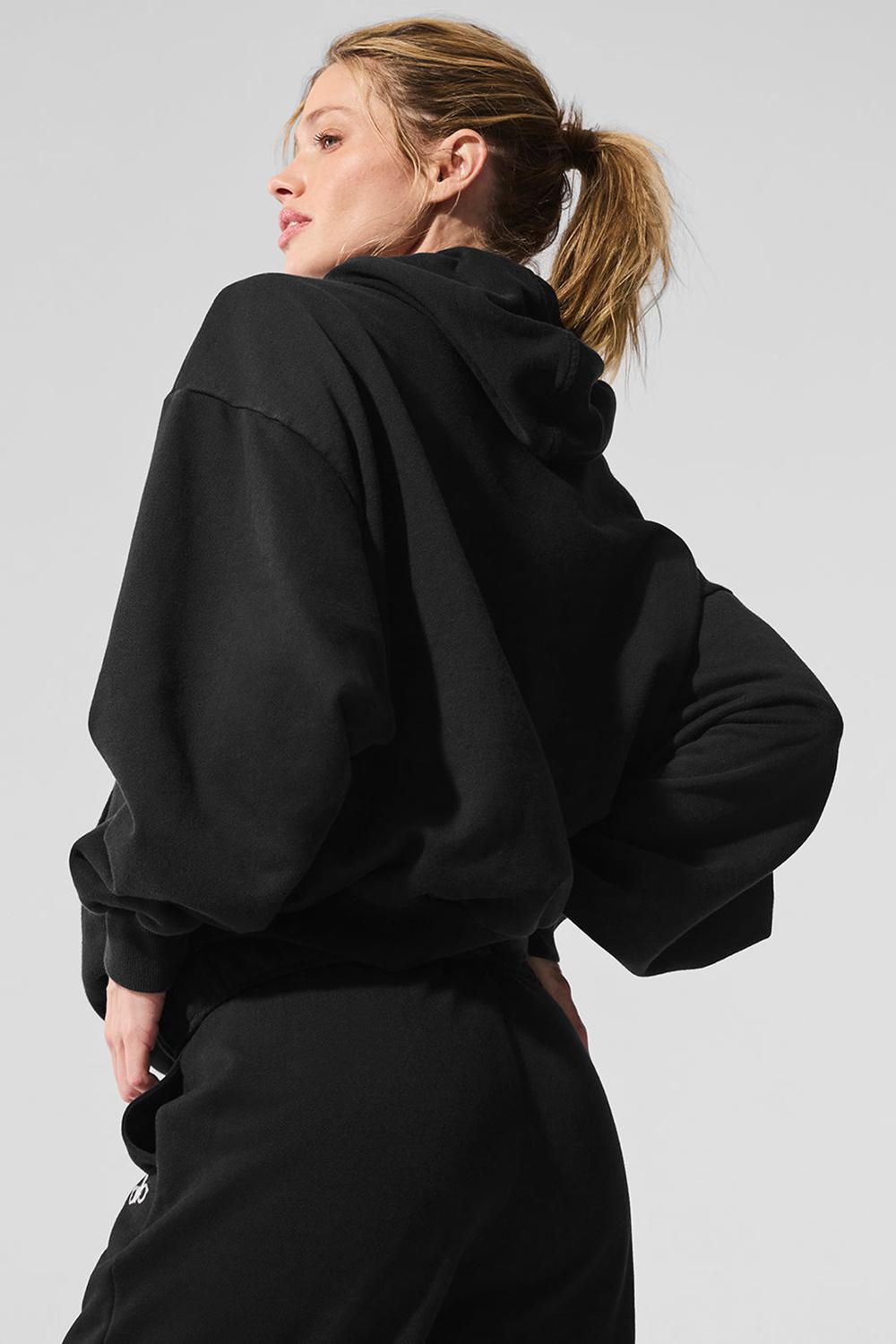 Sudadera con Capucha Alo Yoga Accolade Mujer Negras | Colombia  PGZR-59760