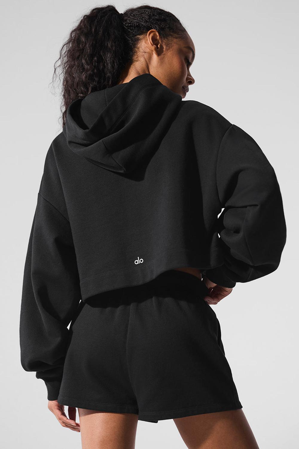Sudadera con Capucha Alo Yoga Bae Mujer Negras | Colombia  GCRE-45326