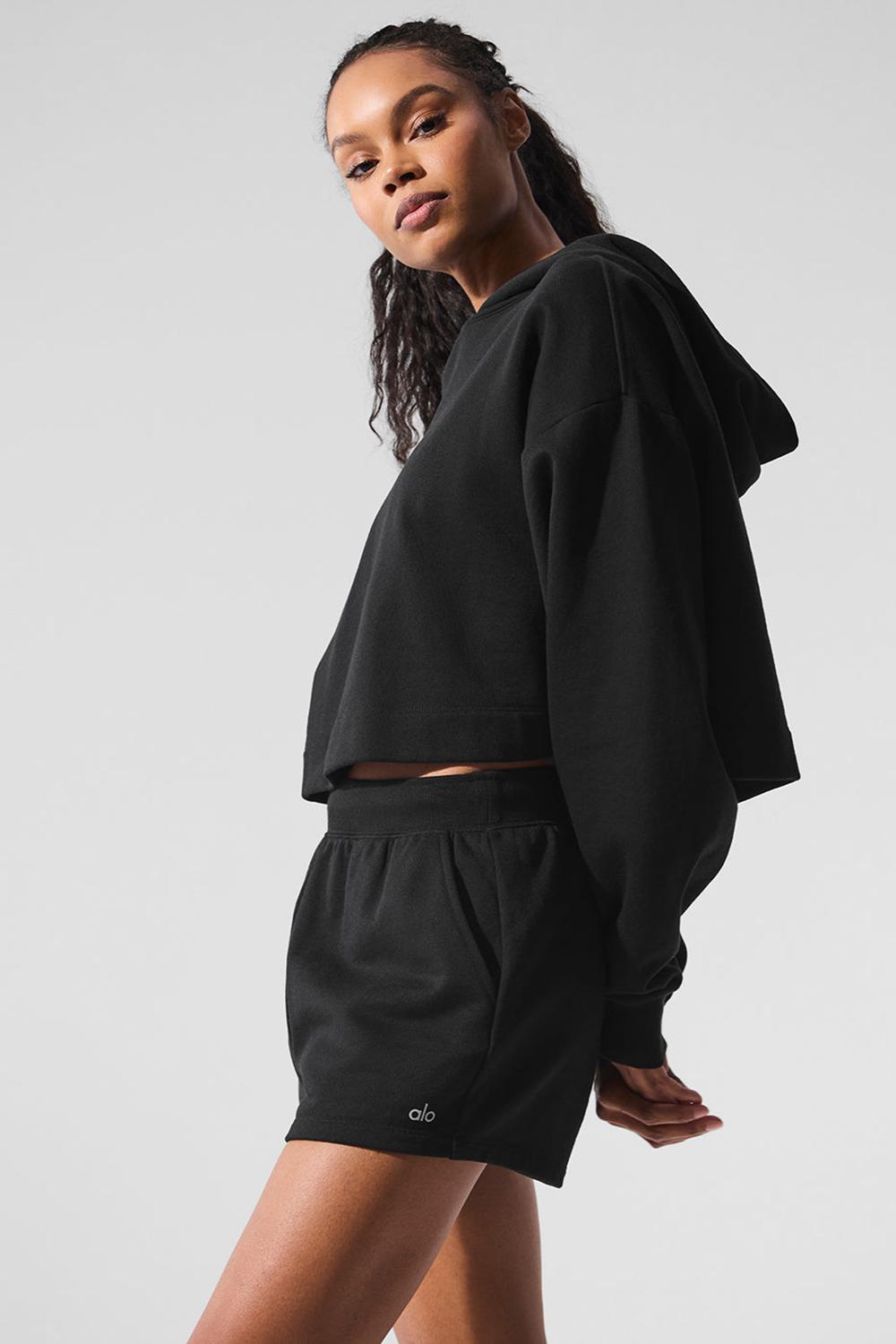 Sudadera con Capucha Alo Yoga Bae Mujer Negras | Colombia  GCRE-45326