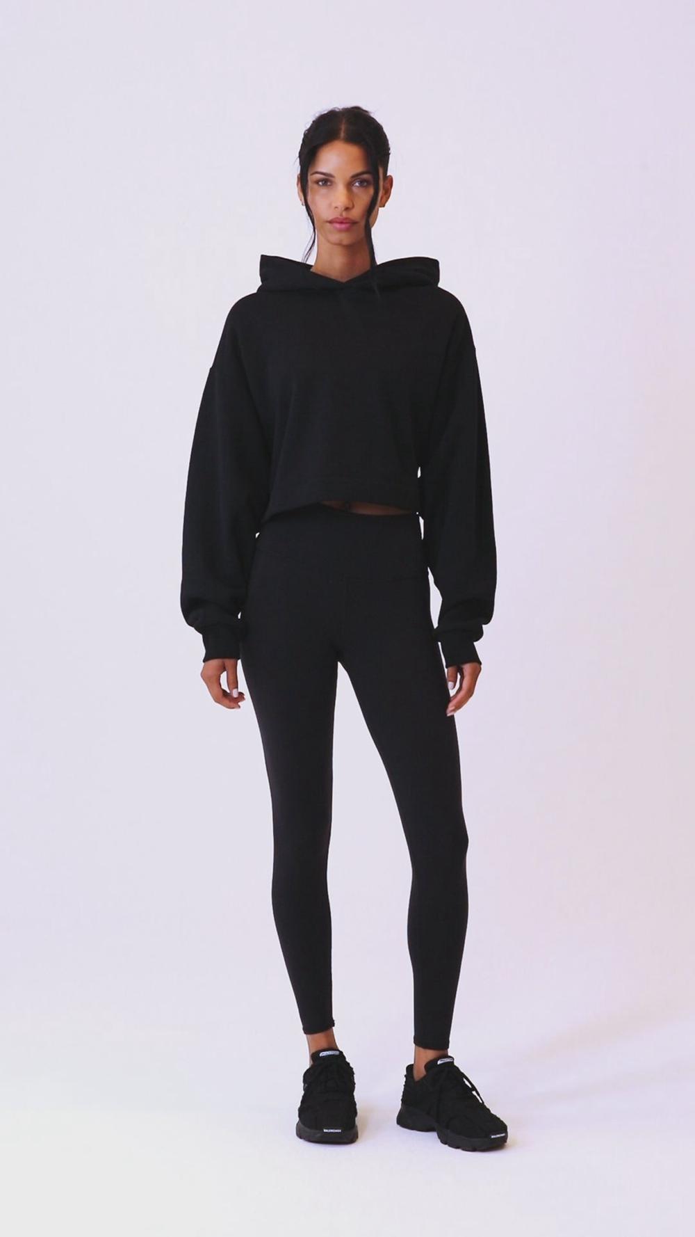 Sudadera con Capucha Alo Yoga Bae Mujer Ivory | Colombia  EBZA-34087