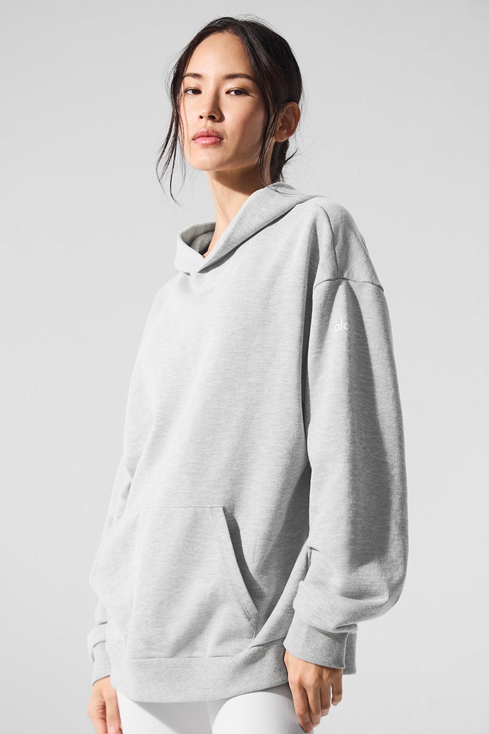 Sudadera con Capucha Alo Yoga Chill Mujer Gris | Colombia  SZHU-34160