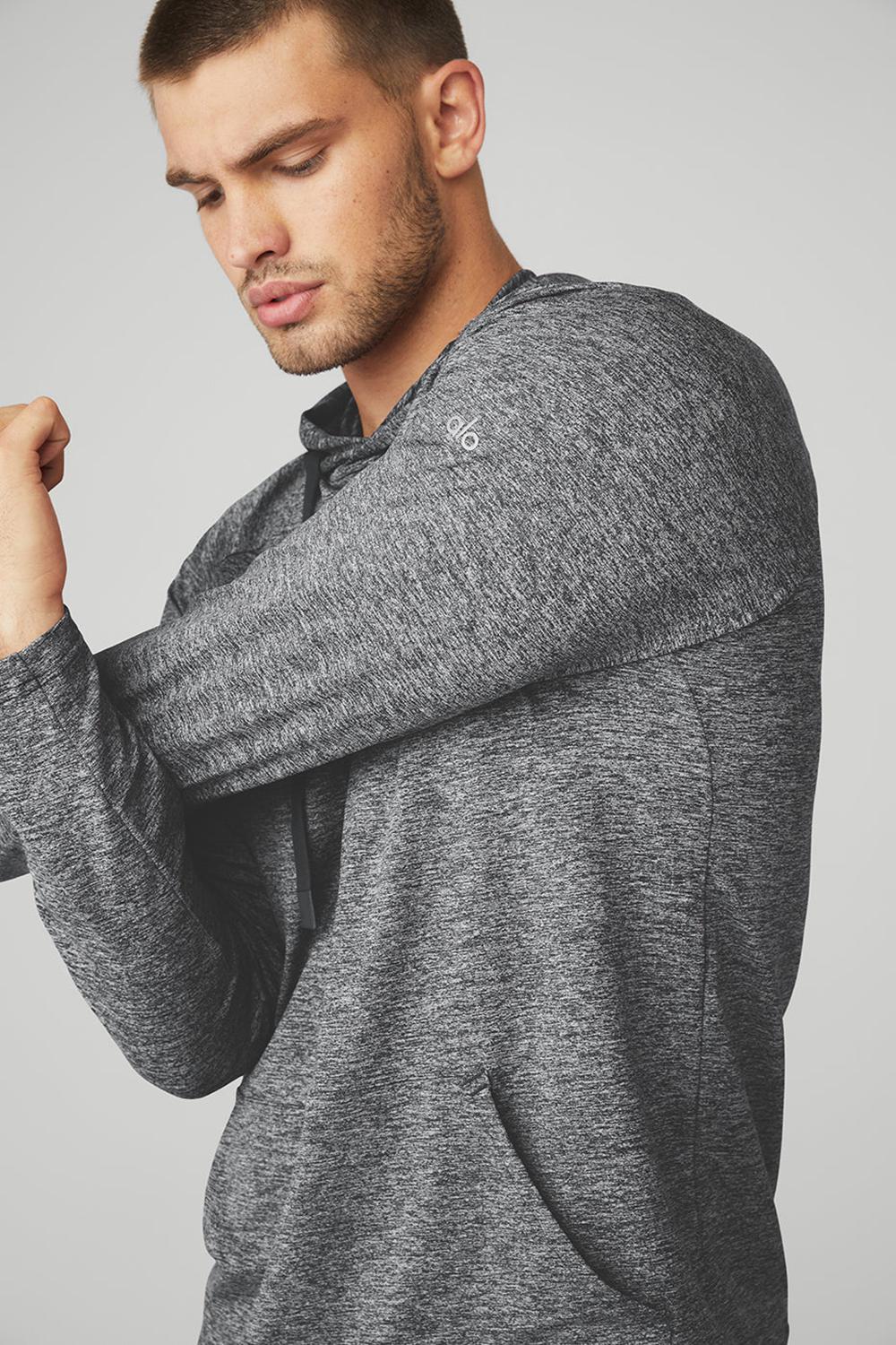 Sudadera con Capucha Alo Yoga Conquer Hombre Graphite Marl | Colombia  DJZC-46751