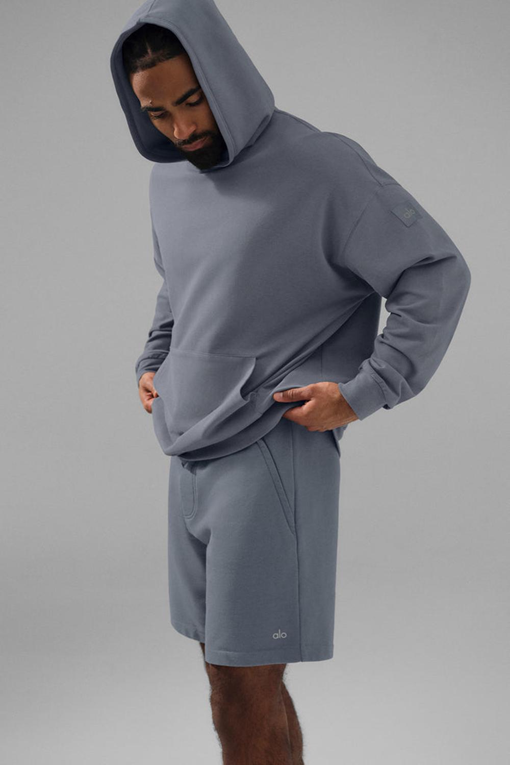 Sudadera con Capucha Alo Yoga Double Take Hombre Gris | Colombia  BWTU-95024