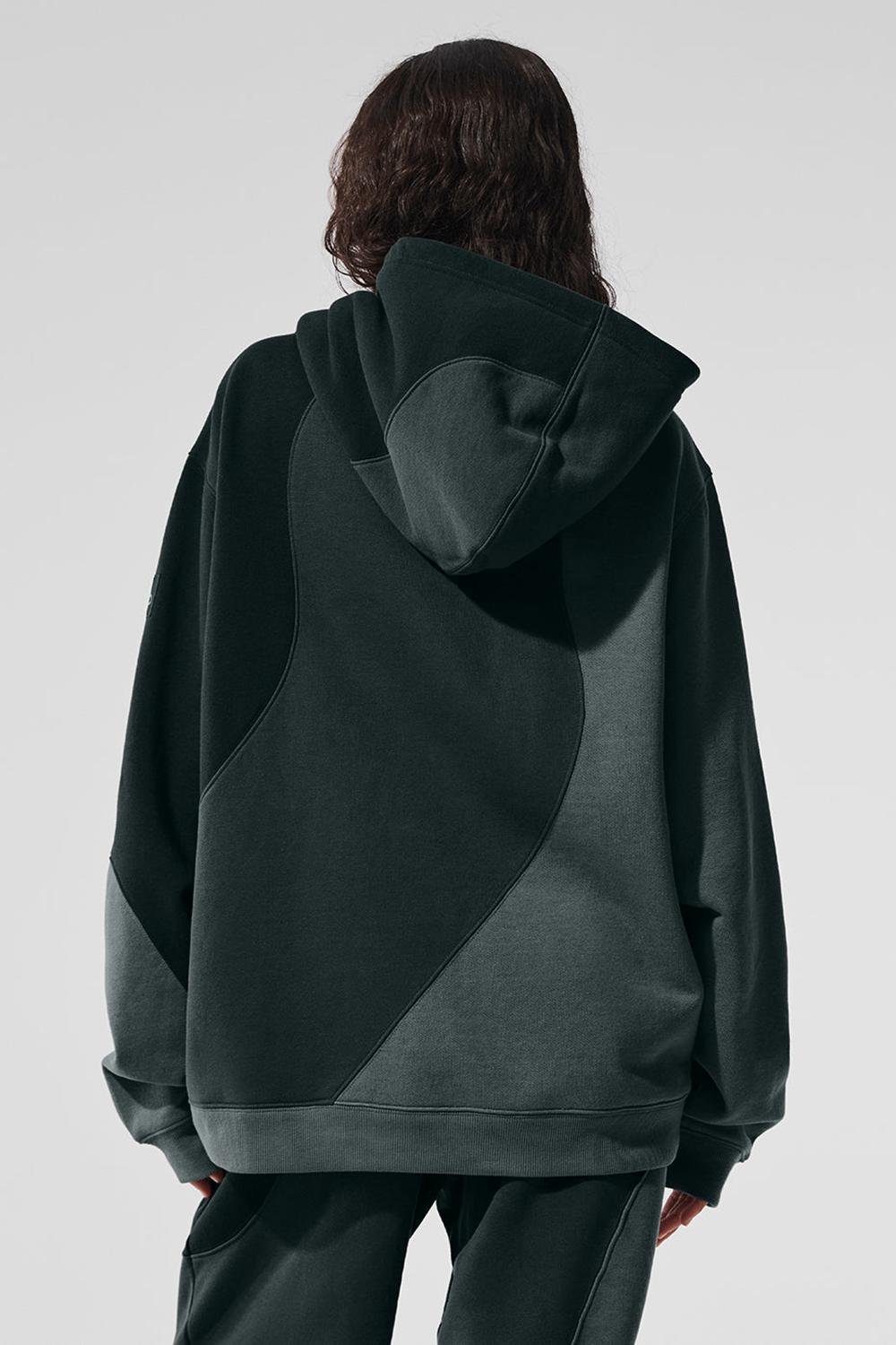 Sudadera con Capucha Alo Yoga Make Waves Mujer Verde | Colombia  BDAR-02594