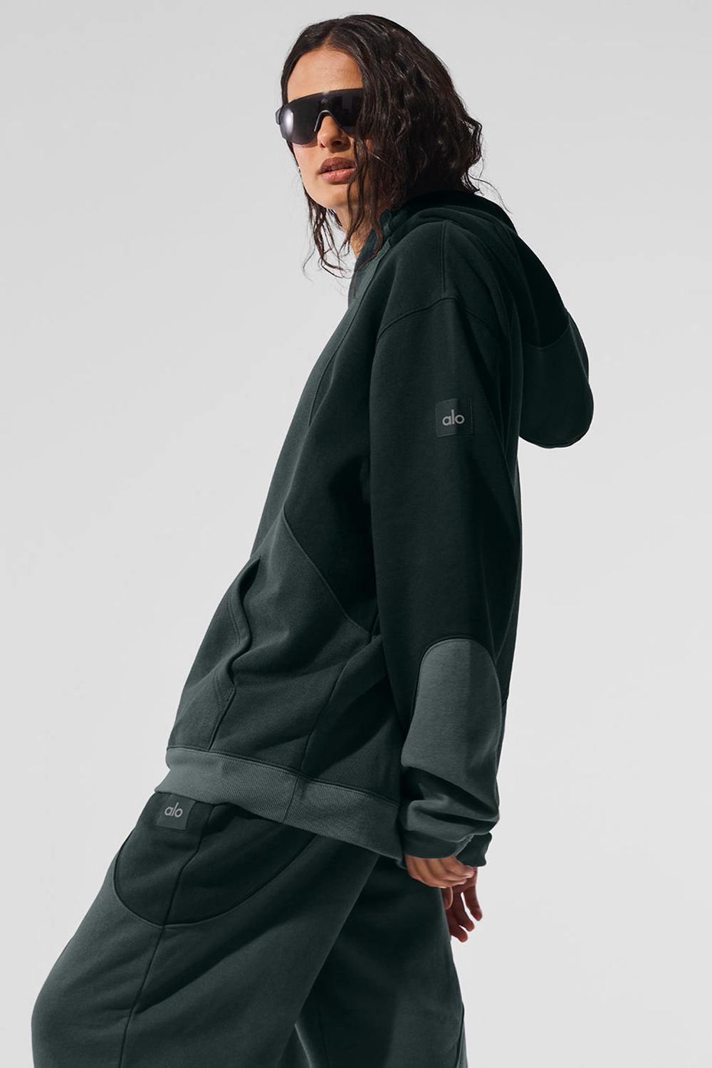Sudadera con Capucha Alo Yoga Make Waves Mujer Verde | Colombia  BDAR-02594