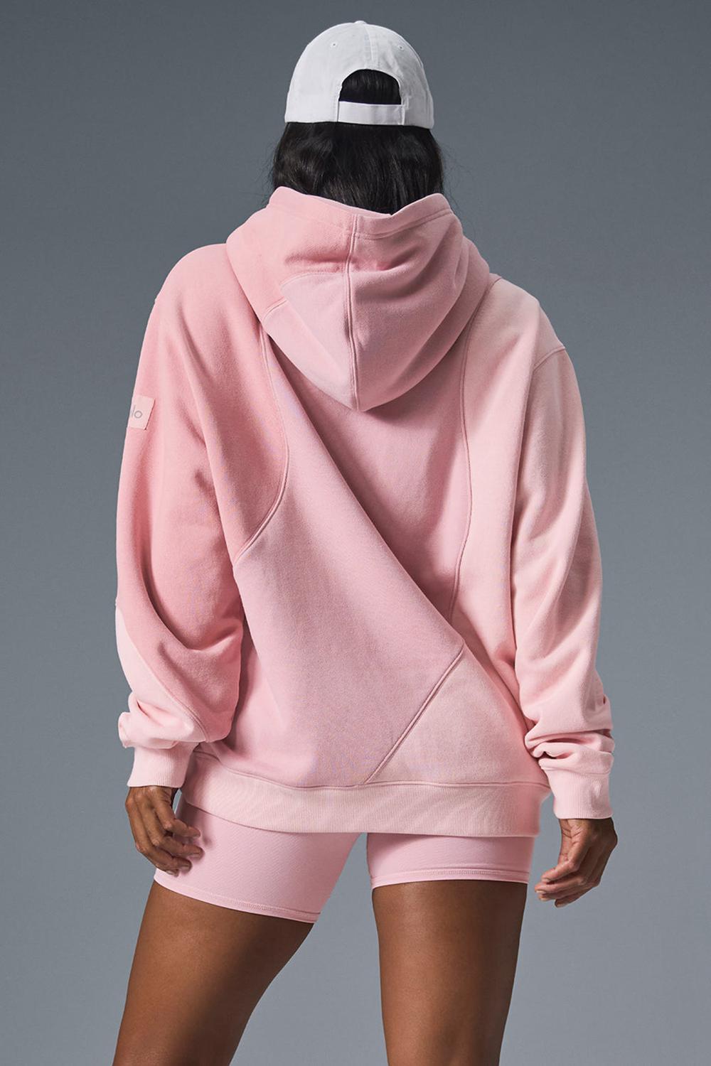 Sudadera con Capucha Alo Yoga Make Waves Mujer Rosas | Colombia  PENM-76295